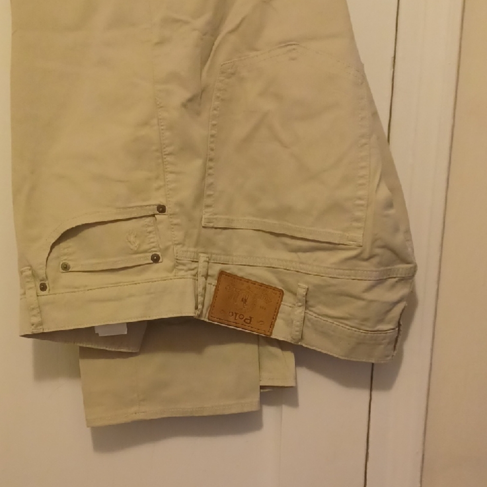 Men's Polo by Ralph Lauren Sullivan Slim Fit Tan Jeans